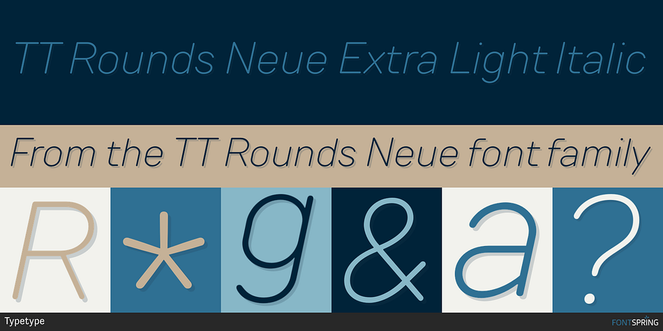 TT Rounds Neue Standard Font