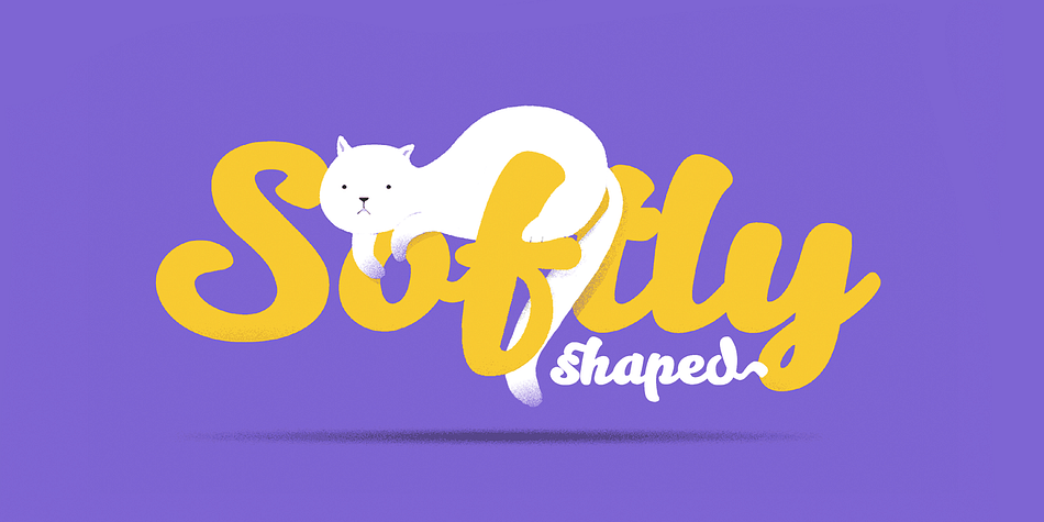 Displaying the beauty and characteristics of the Kitten font family.