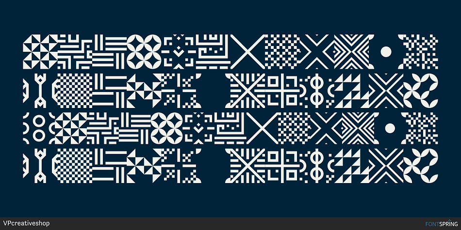 Brand Type Minimal Patterns Font