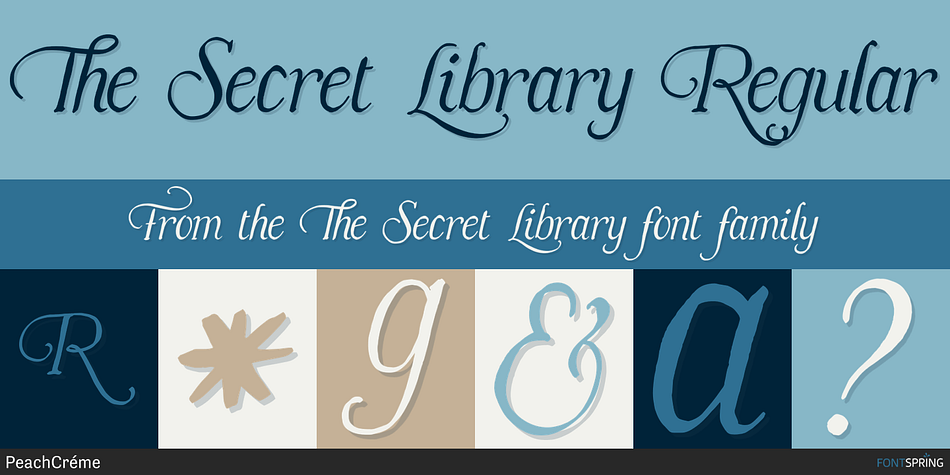 The Secret Library Regular Font