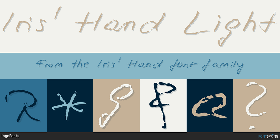 Iris’ Hand Light Font