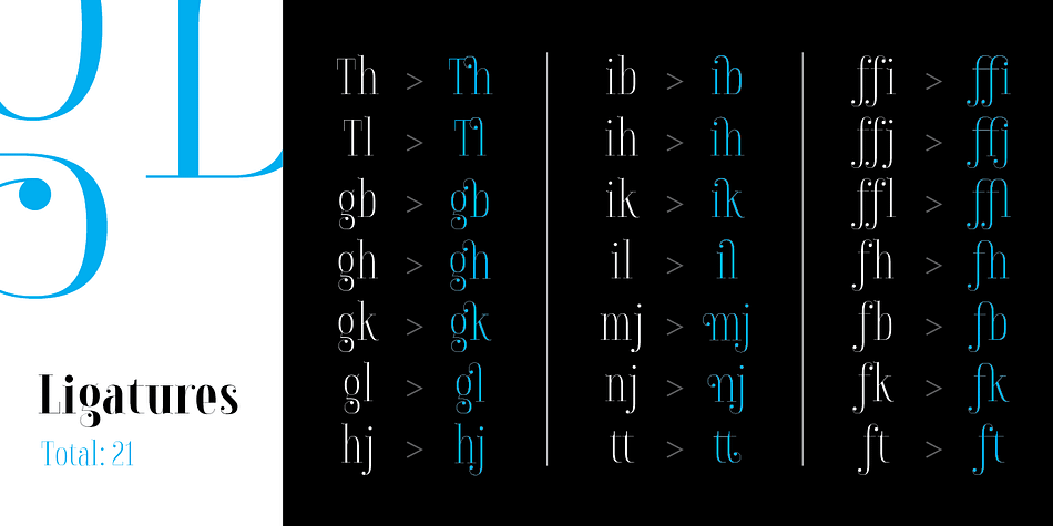 Napolitanka is a a three font family.