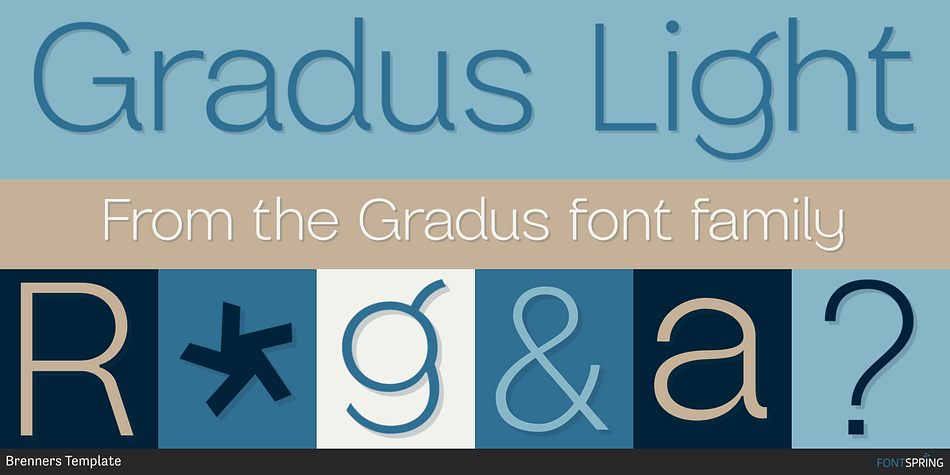 Gradus Light Font