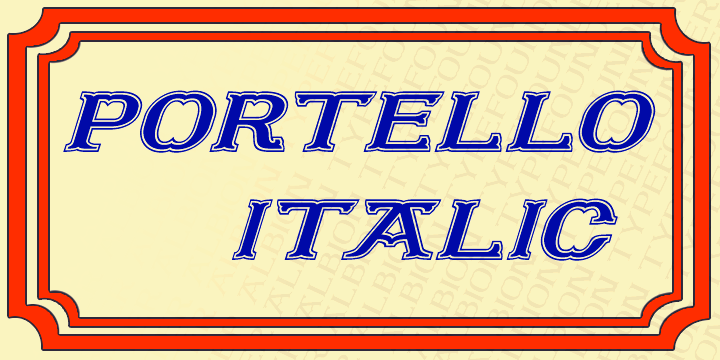 A perpendicular regular form is offered, along with an italic form (a true italic - with purpose designed glyphs-NOT merely an oblique) and a basic form for small text - which dispenses with the family’s characteristic outlined look.