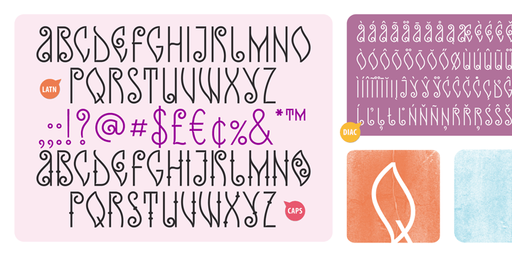 Displaying the beauty and characteristics of the KA Gaytan font family.