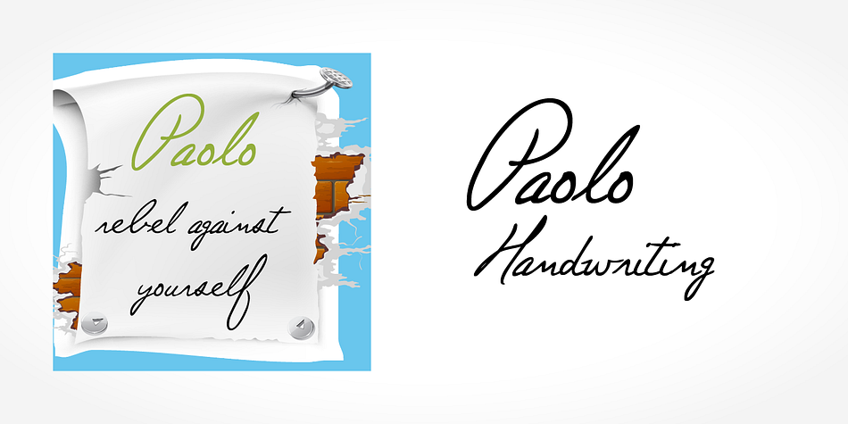 Digitized handwriting fonts are a perfect way to give documents the “very special touch”.