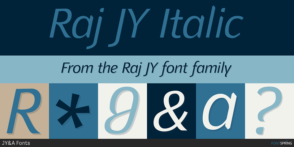 Raj JY Font