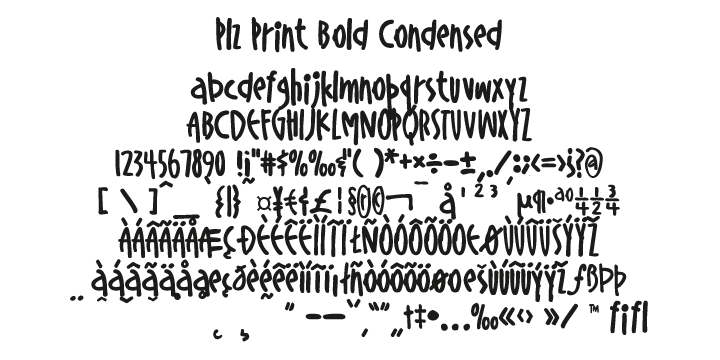 Print Bold Font