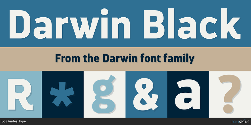 Darwin Black Font