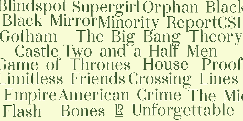 Highlighting the Orffela font family.