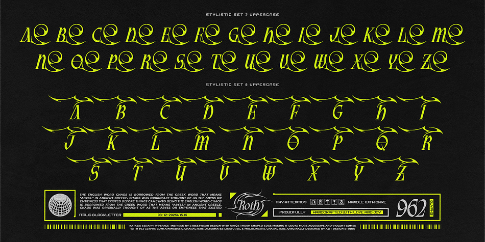 Katalis Seraph Font