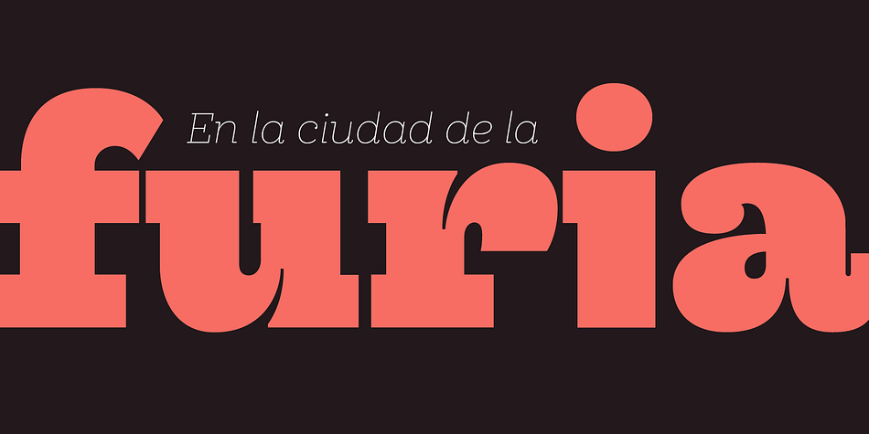 Hernández Niu font family sample image.