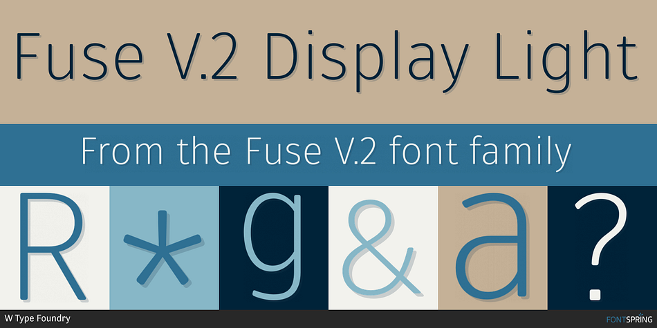 Fuse V.2 Display Light Font
