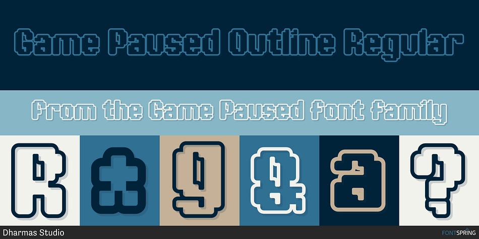 Game Paused Font - Download Free Font