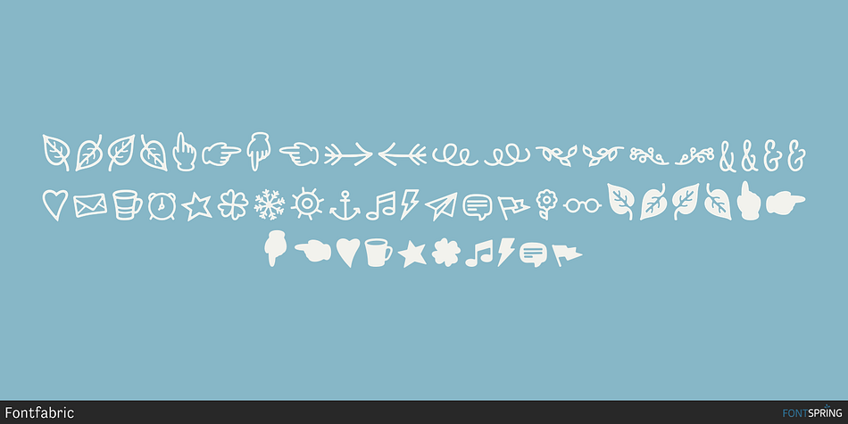 Nexa Rust Extras Icons Font