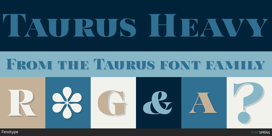 Taurus Heavy Font