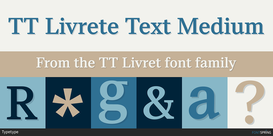 TT Livrete Text Medium Font