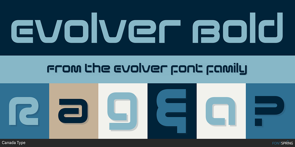 Evolver Bold Font