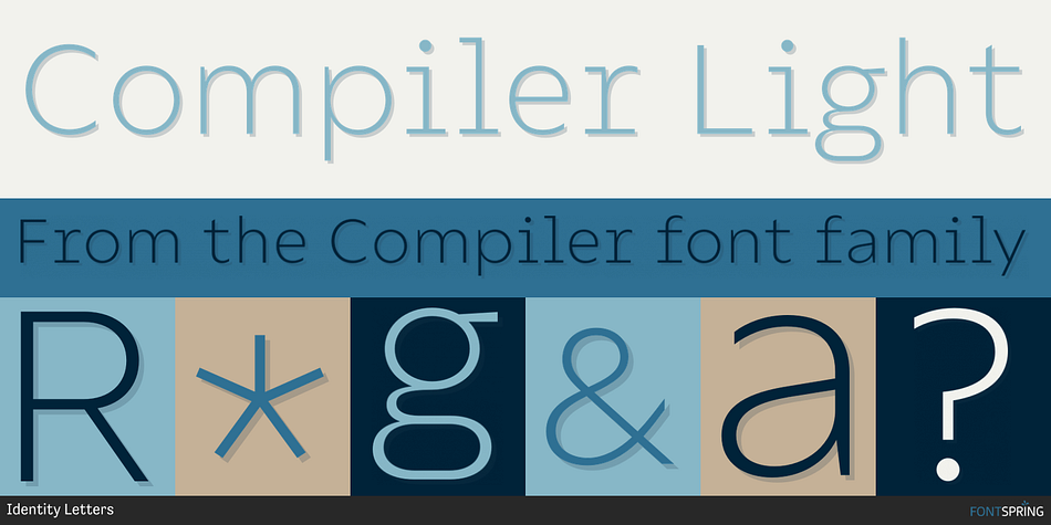 Compiler Light Font