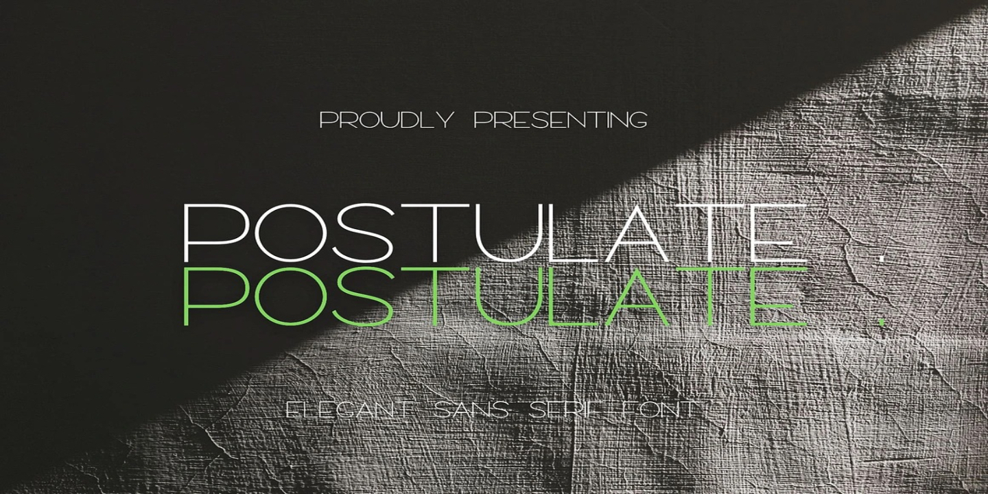 Postulate