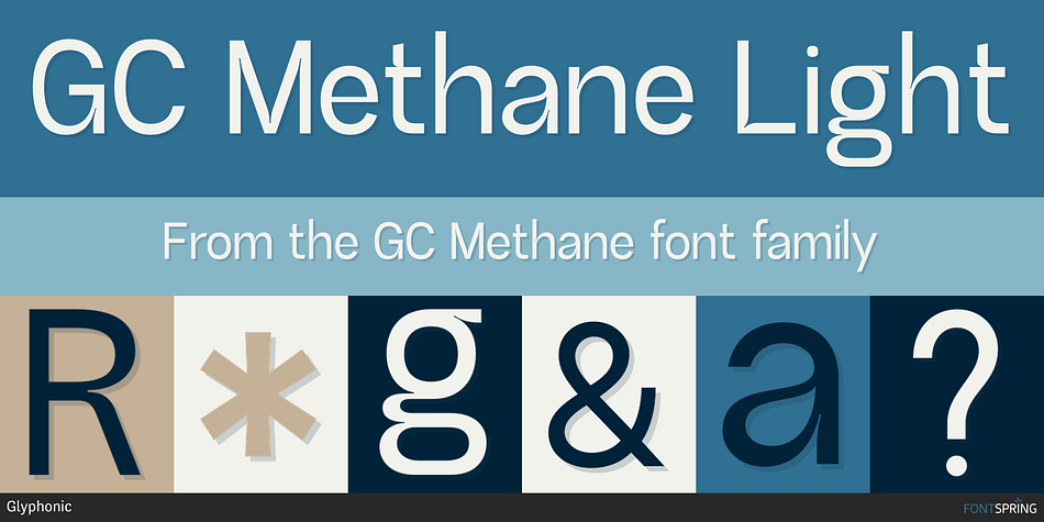 GC Methane Light Font