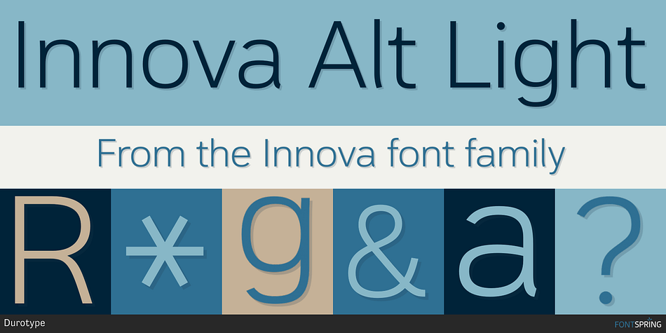Innova Alt Light Font
