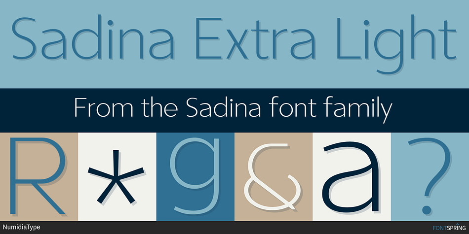 Sadina Extra Light Font