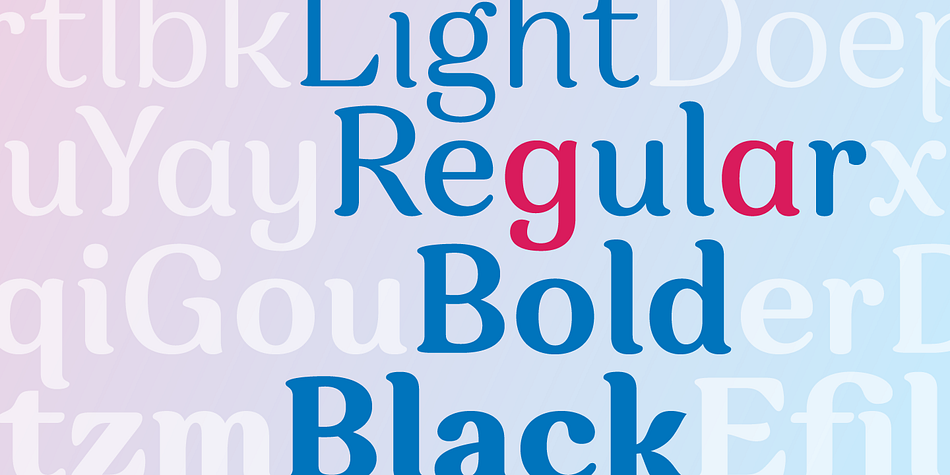 Highlighting the Charm font family.