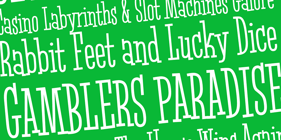Displaying the beauty and characteristics of the Luckmeister PB font family.