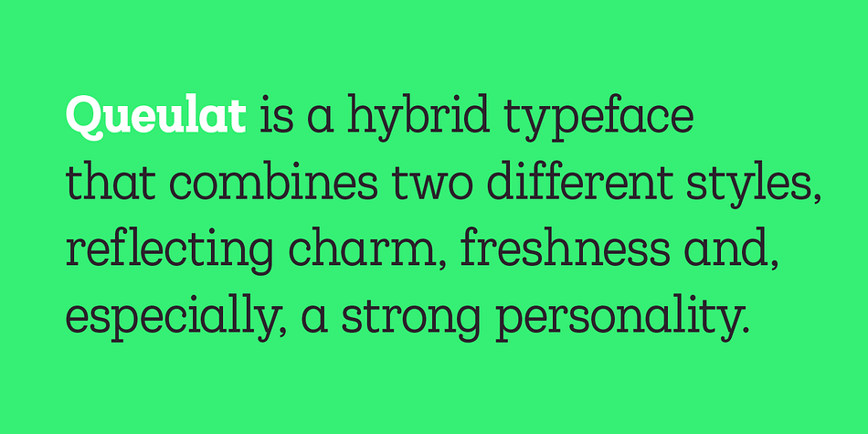 Since it is a condensed font, it is well-suited for publishing and subheadings.