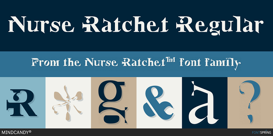 Nurse Ratchet Regular Font