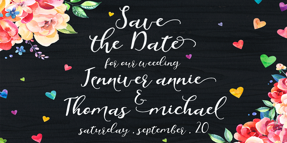 Opentype features with stylistic alternates, ligatures, and multiple language support.