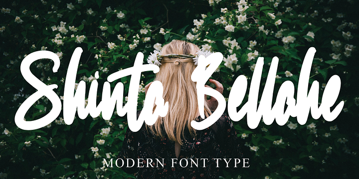 Shinta Bellahe font family by Ayska