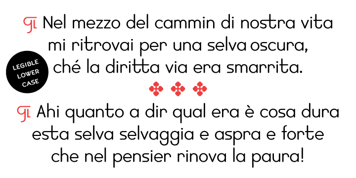EB Bellissimo Display font family example.