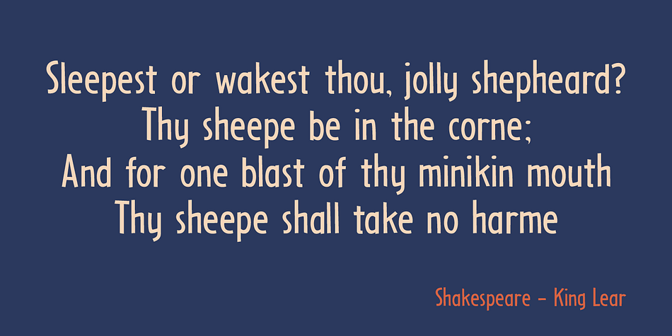 It seems that I have one myself - really not comparing myself to Picasso btw… Recently I created Blue Sheep font and now this one: Little Boy Blue.