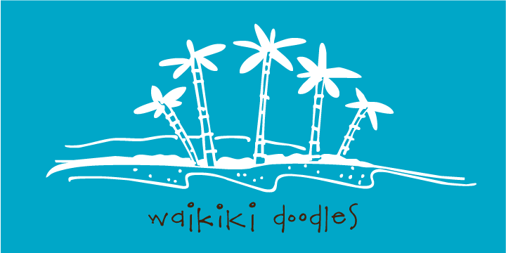 29 drawings and the word Aloha lettered in script.
