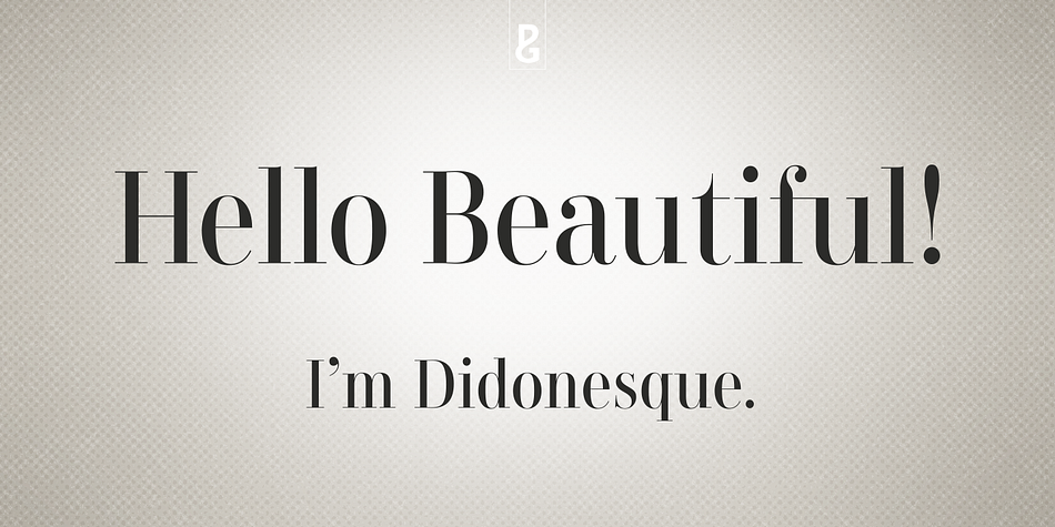 This is Didonesque – a highly versatile and elegantly stylish font family inspired by classic Didone typefaces that are synonymous with luxury brands.