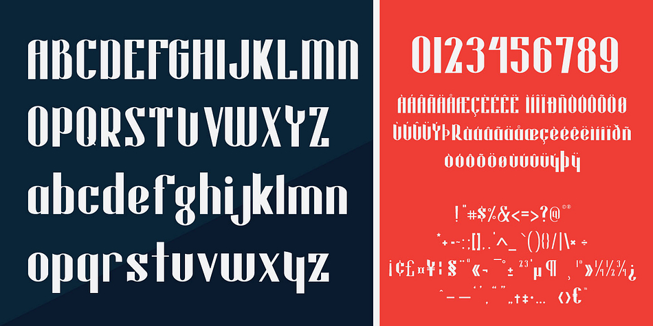 Berry font family example.