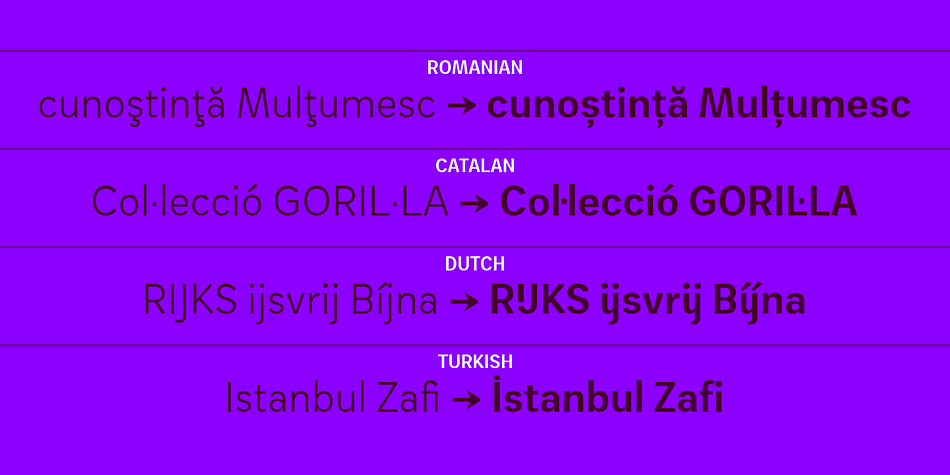 Zega Grot font family sample image.