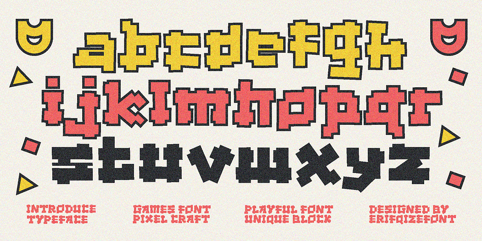 Pop Bricks Font