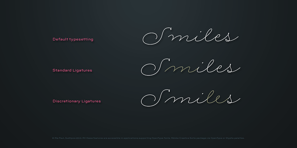 This typeface has five styles  and was published by Sudtipos.
