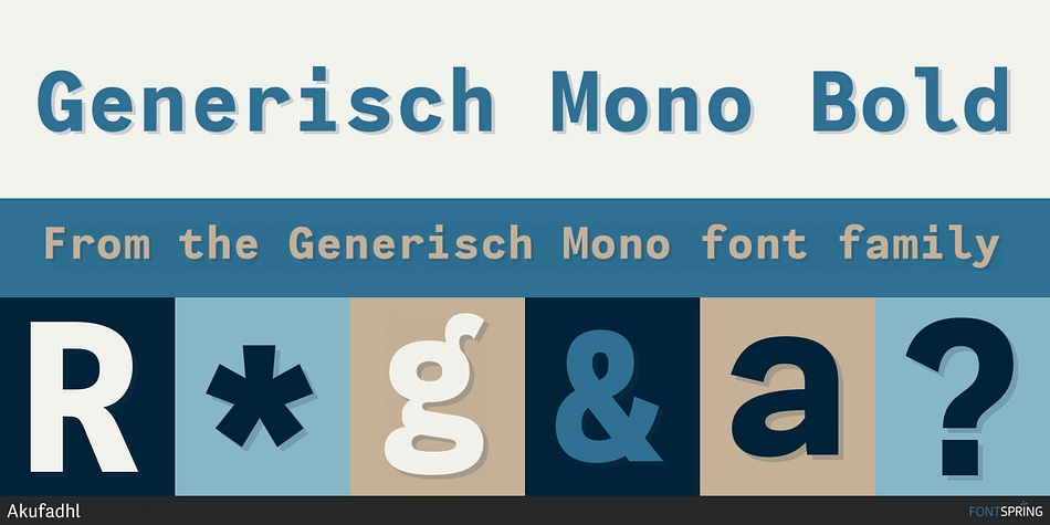 Generisch Mono Bold Font