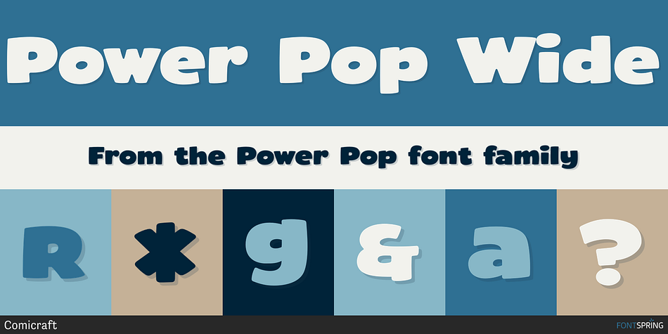 Power Pop Wide Font