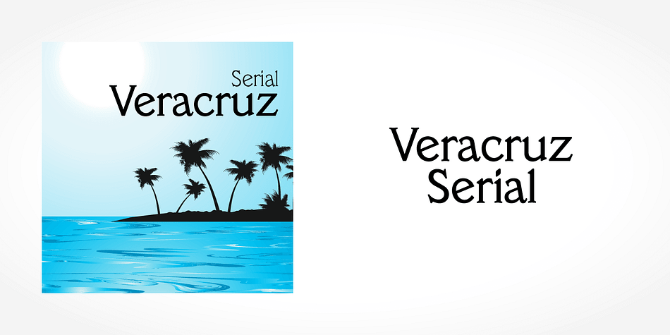 Displaying the beauty and characteristics of the Veracruz Serial font family.