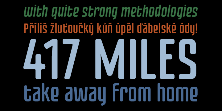 Fontatica 4F is a a two font family.