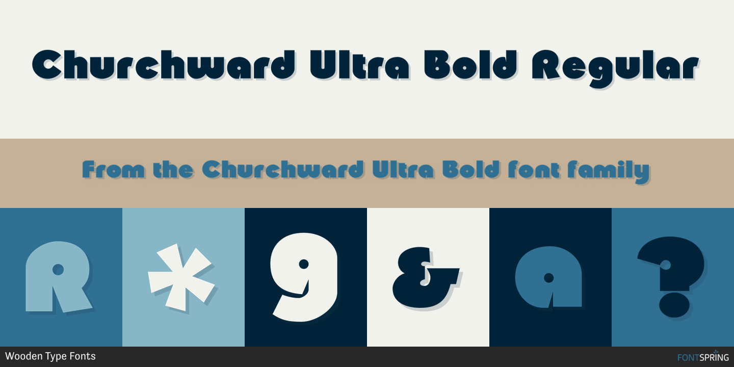 Fonts similar to Churchward Ultra Bold
