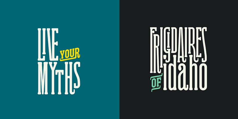 Highlighting the Ridewell font family.