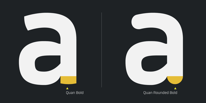 Emphasizing the popular Quan font family.