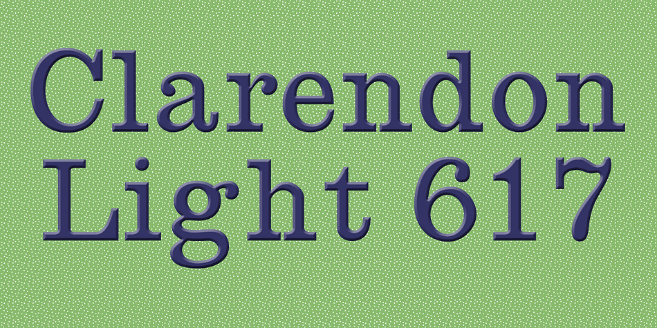 One of the classic display types of the 19th century, an Egyptian with bracketed serifs.