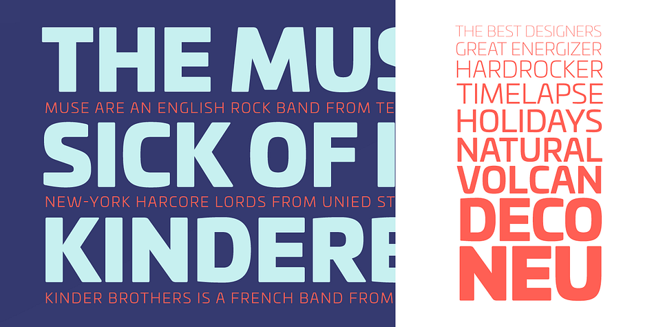 Highlighting the Univia Pro font family.